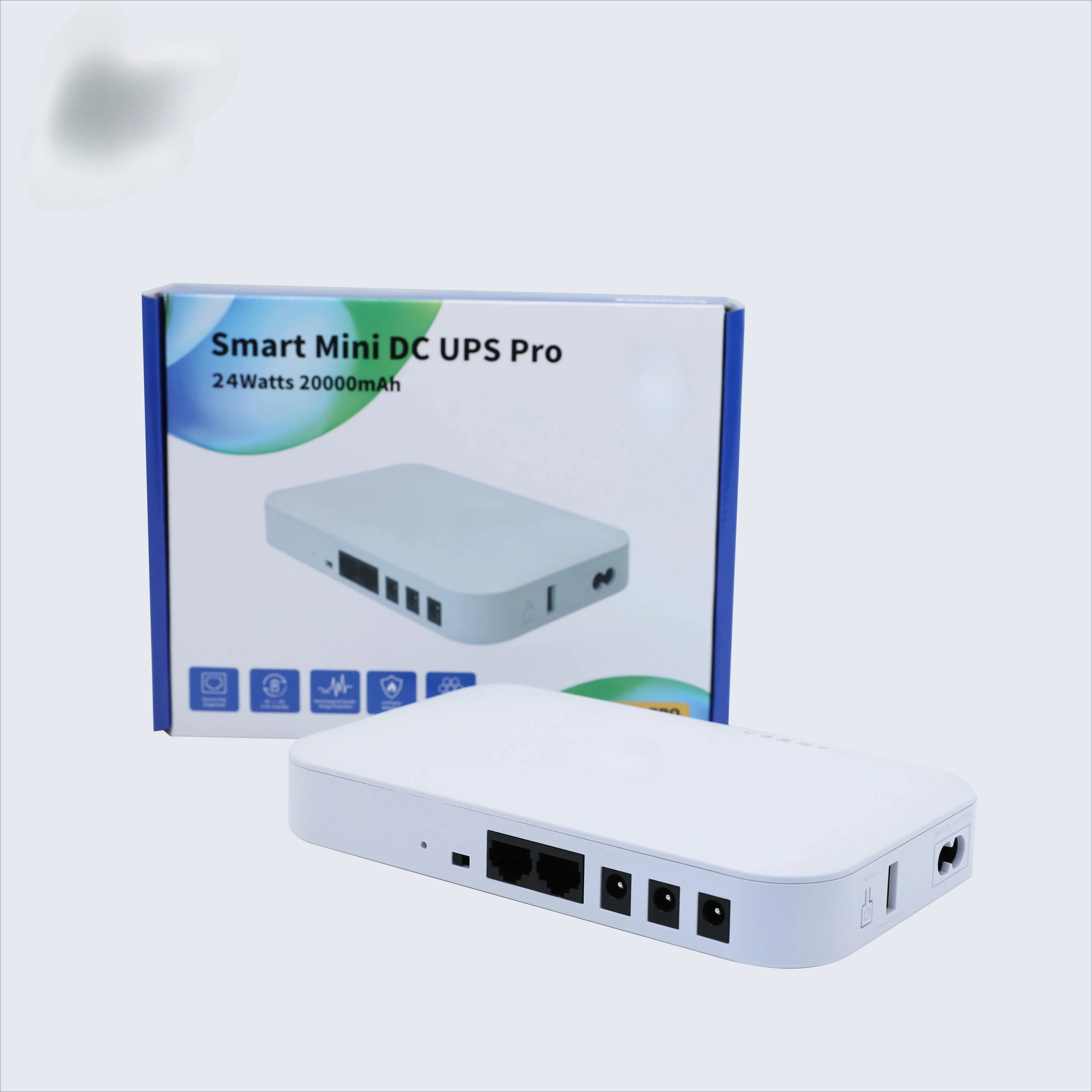 EE D8pro MIni UPS 12V 74WH 20000mah Portable mini UPS for WIFI router for wifi modem
EE D8pro MIni UPS 12V 74WH 20000mah Portable mini UPS for WIFI router for wifi modem