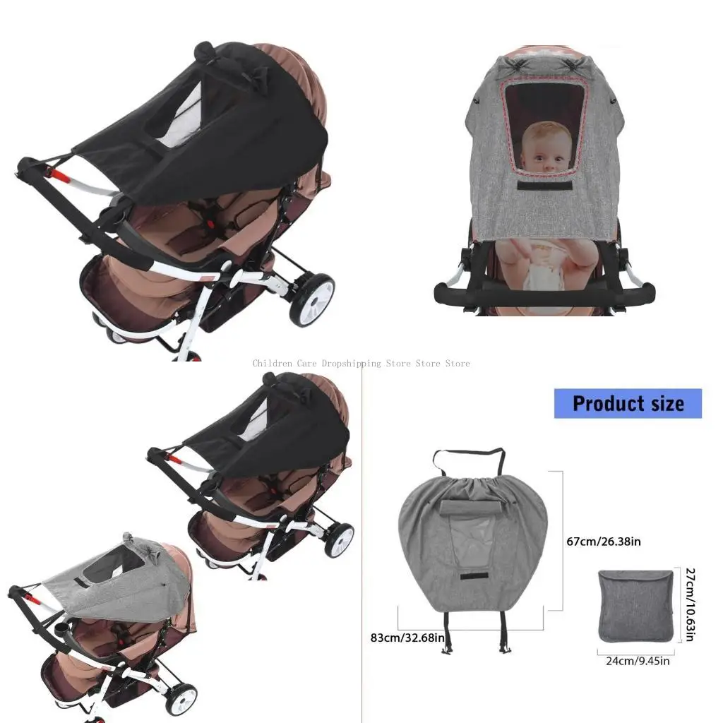 Universal Baby Strollers Sunshade Infant Cart Accessories Windproof Sun Protections Umbrella Awning Easy Installation
Universal Baby Strollers Sunshade Infant Cart Accessories Windproof Sun Protections Umbrella Awning Easy Installation