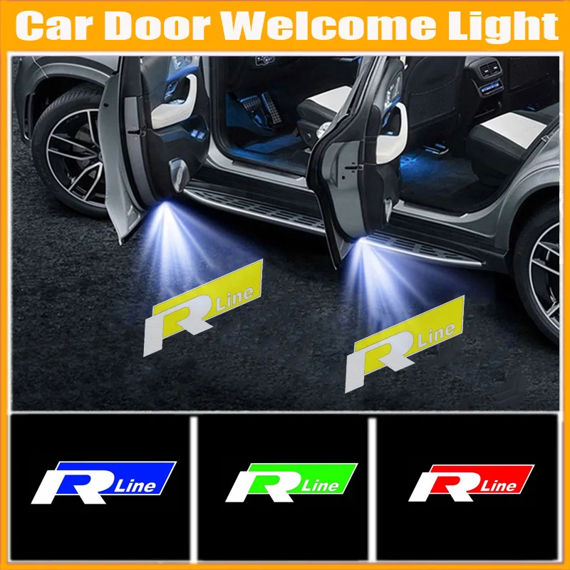 Car Sticker Styling Mouldings 2PCS LED Car Door Welcome Light Laser Projector Lamp For Volkswagen VW Rline Badge Golf POLO Passa
Car Sticker Styling Mouldings 2PCS LED Car Door Welcome Light Laser Projector Lamp For Volkswagen VW Rline Badge Golf POLO Passa