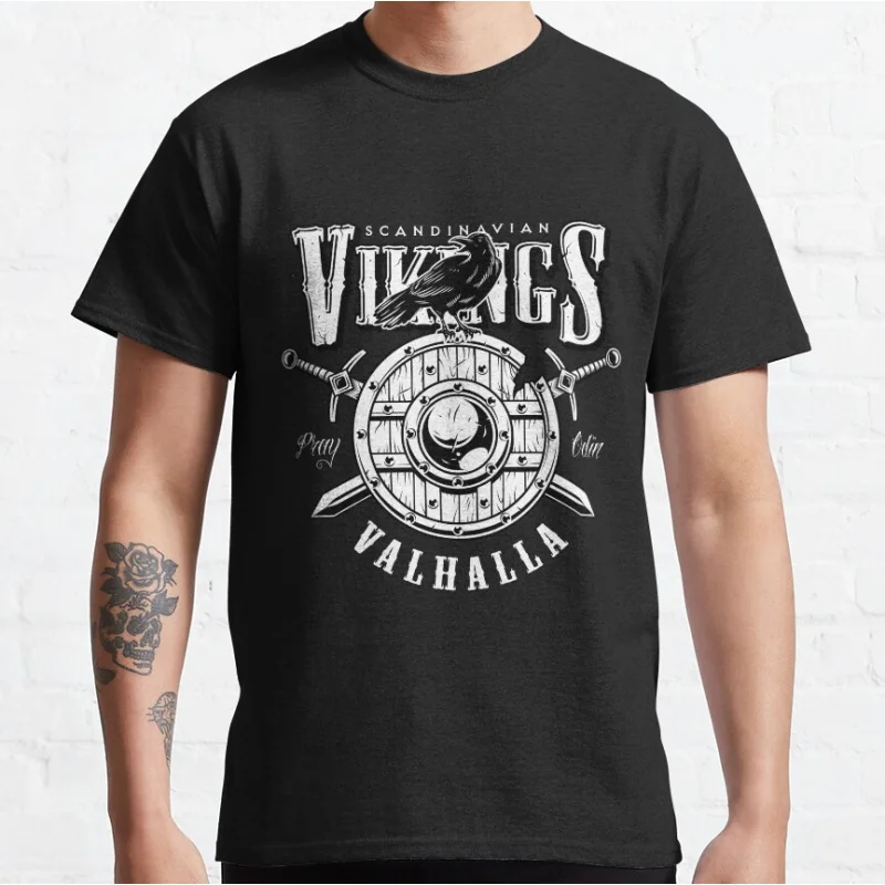 Pray Odin Nordic Runes Celtic Knots Valhalla Viking style Norse Mythology Graphic T Shirts large size Adult tops
Pray Odin Nordic Runes Celtic Knots Valhalla Viking style Norse Mythology Graphic T Shirts large size Adult tops