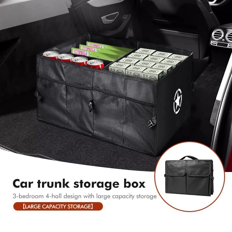 For Jeep Foldable Car Trunk Organizer Multifunctional Waterproof Storage Bag Accessories Patriot Renegade Wrangler JK JL Liberty
For Jeep Foldable Car Trunk Organizer Multifunctional Waterproof Storage Bag Accessories Patriot Renegade Wrangler JK JL Liberty