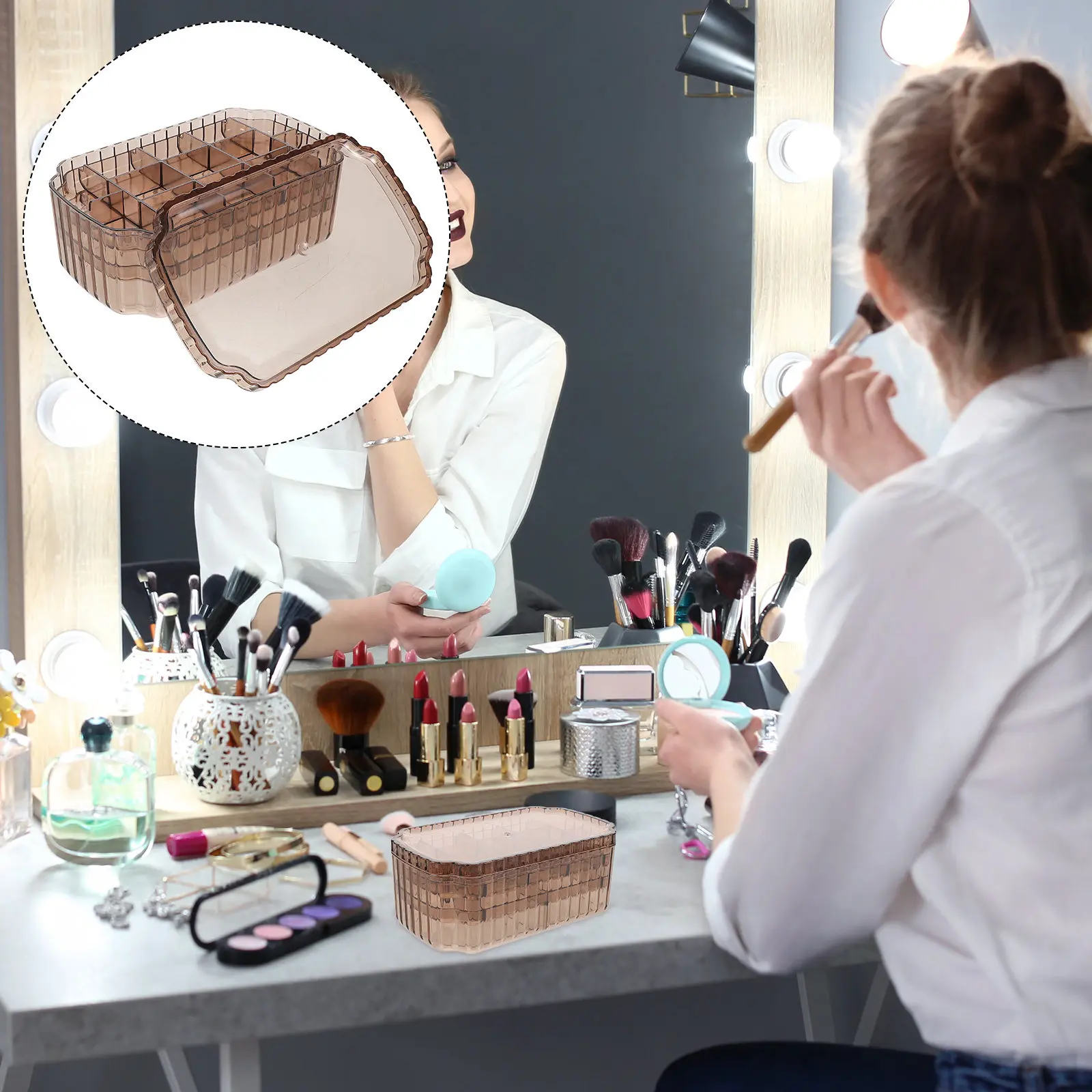 Small Plastic Jewelry Box Layered Organizer for Earrings Rings Necklaces Bracelets Portable Travel Jewelry Storage Display
Small Plastic Jewelry Box Layered Organizer for Earrings Rings Necklaces Bracelets Portable Travel Jewelry Storage Display