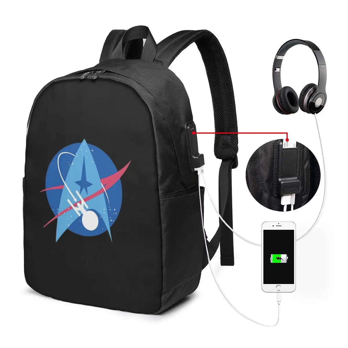 Star Treks Science Fiction TV Series Backpack Travel Notebook Bag Computer College Student School Bag Laptop Shoulder Bags
Star Treks Science Fiction TV Series Backpack Travel Notebook Bag Computer College Student School Bag Laptop Shoulder Bags