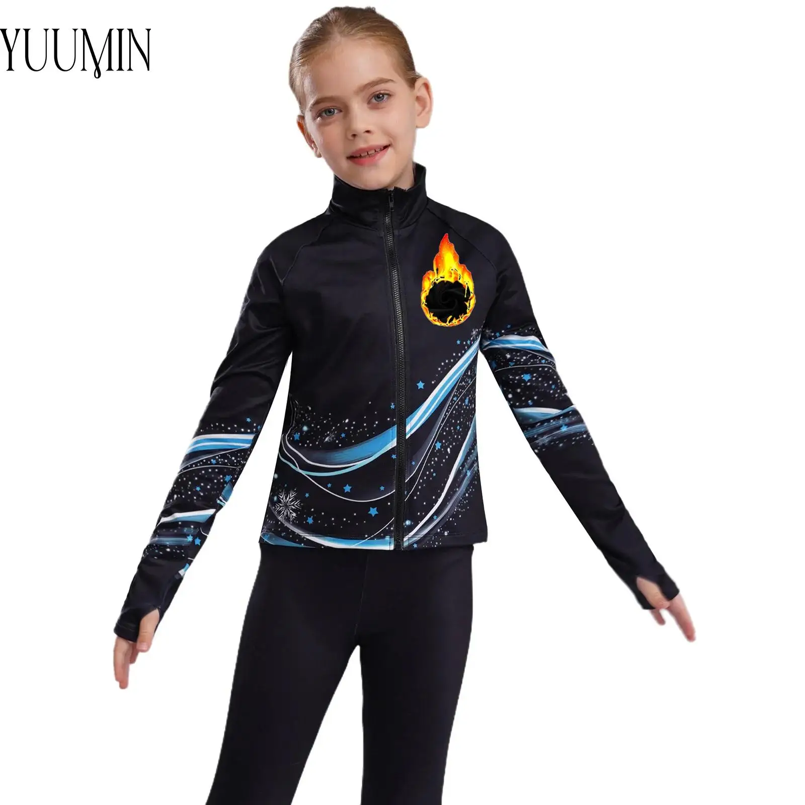Stylish Kids Girls Figure Ice Skating Dance Costume Long Sleeve Sweatshirt Jacket for Gymnastics Exercise Workout Casual Clothes
Stylish Kids Girls Figure Ice Skating Dance Costume Long Sleeve Sweatshirt Jacket for Gymnastics Exercise Workout Casual Clothes