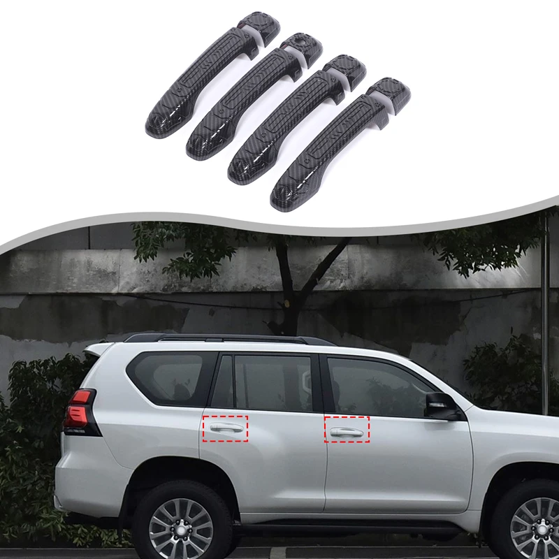 ABS Carbon Fiber For Toyota Land Cruiser Prado FJ150 150 2010-2019 Car exterior handle decorative cover sticker Car accessories
ABS Carbon Fiber For Toyota Land Cruiser Prado FJ150 150 2010-2019 Car exterior handle decorative cover sticker Car accessories