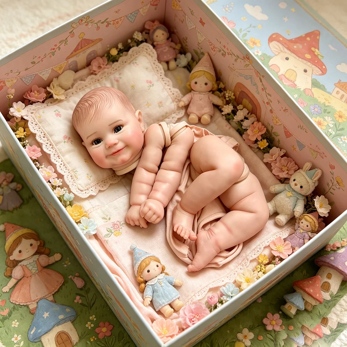 Maddie 24" Reborn Baby Doll Kit, Pre-Painted Unfinished DIY Parts with Eyelashes, Lifelike Reborn Dolls
Maddie 24" Reborn Baby Doll Kit, Pre-Painted Unfinished DIY Parts with Eyelashes, Lifelike Reborn Dolls