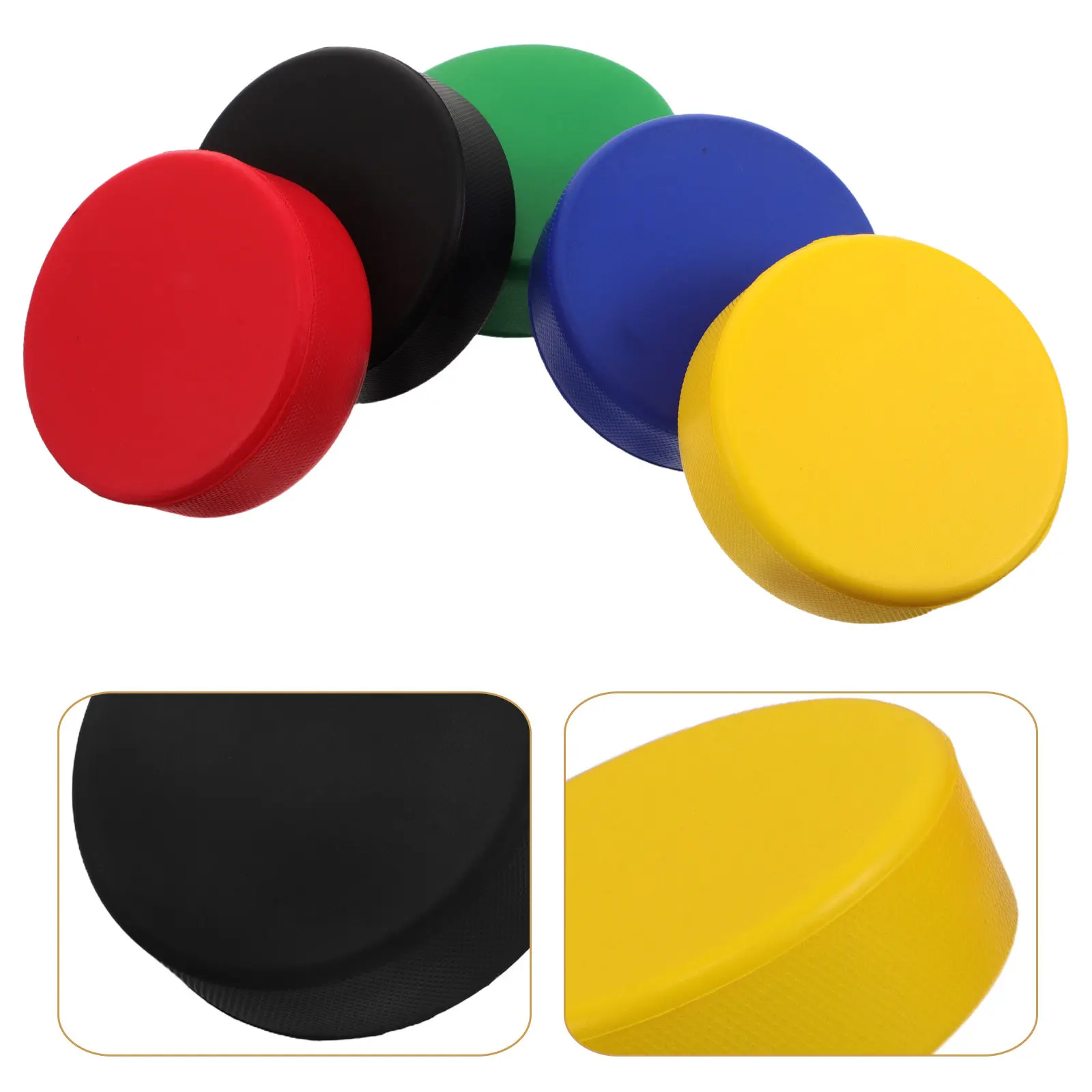10Pcs PU Foam Ice Hockey Pucks Realistic Texture Soft Squeeze Stress Relief Ball for Office Home Classroom Training Indoor
10Pcs PU Foam Ice Hockey Pucks Realistic Texture Soft Squeeze Stress Relief Ball for Office Home Classroom Training Indoor