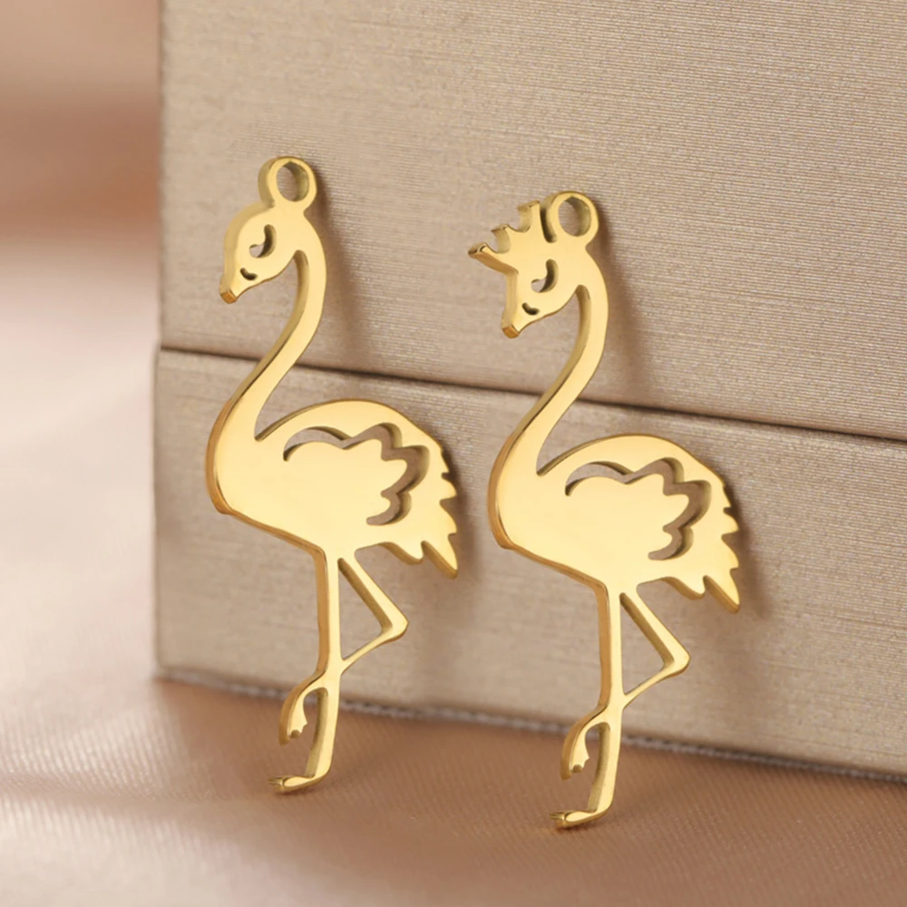 My Shape 5 pcs Flamingo Pendants Stainless Steel Animal Flamingo Bird Charms for Necklace Jewelry Making DIY Valentine's Day
My Shape 5 pcs Flamingo Pendants Stainless Steel Animal Flamingo Bird Charms for Necklace Jewelry Making DIY Valentine's Day