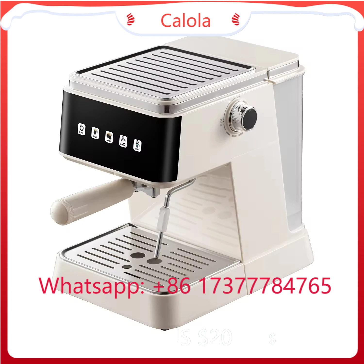 Commercial Semi-Automatic Espresso Machine, 20 Bar High Pressure Filter Brewing, Easy Operation & Cleaning
Commercial Semi-Automatic Espresso Machine, 20 Bar High Pressure Filter Brewing, Easy Operation & Cleaning
