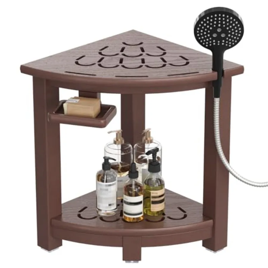 Corner Shower Stool HDPE Shower Bench for Inside Shower Small Shower Chair Seat for Shaving Legs with Storage Shelf Soap Box an
Corner Shower Stool HDPE Shower Bench for Inside Shower Small Shower Chair Seat for Shaving Legs with Storage Shelf Soap Box an
