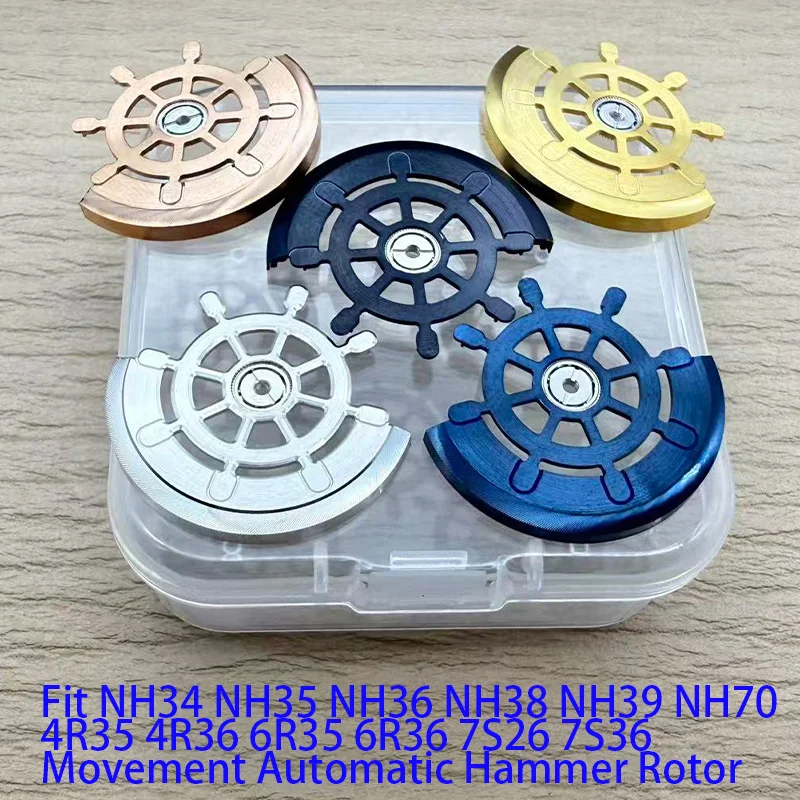 Custom NH35 Movements Oscillating Weight Rotors Fit NH34 NH36 NH38 4R35 4R36 6R 7S Movement SKX007 SRPD Case Watch refit Parts
Custom NH35 Movements Oscillating Weight Rotors Fit NH34 NH36 NH38 4R35 4R36 6R 7S Movement SKX007 SRPD Case Watch refit Parts
