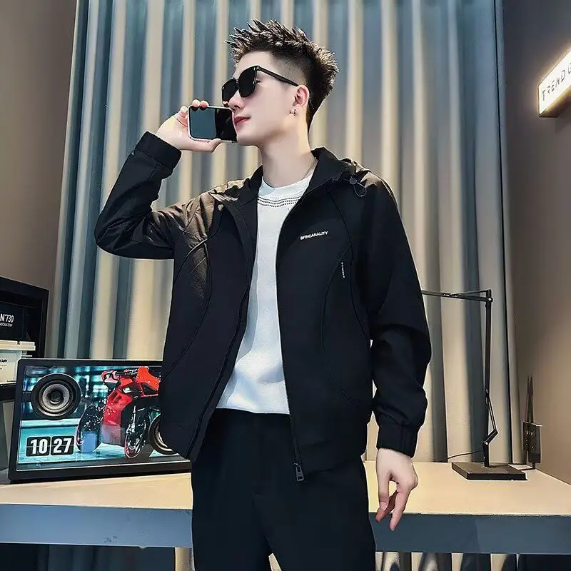 Spring Autumn Loose Fit Men's Jaet Trendy Street Sle Hong Kong Flavor Japanese Harajuku Korean Version Faionable Coat
Spring Autumn Loose Fit Men's Jaet Trendy Street Sle Hong Kong Flavor Japanese Harajuku Korean Version Faionable Coat