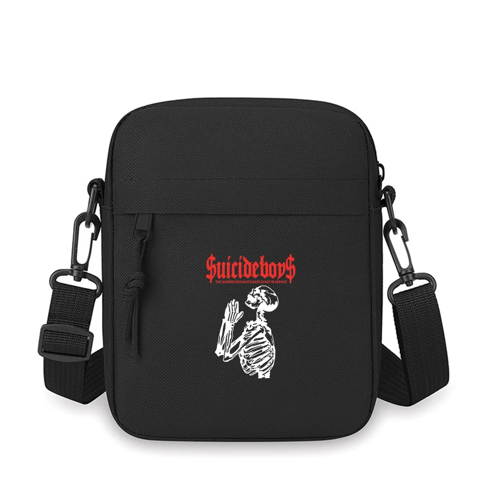 Skeleton Praying Music Men Crossbody Bag Single Shoulder Women Cartoon Anime Film Printing Design Unisex
Skeleton Praying Music Men Crossbody Bag Single Shoulder Women Cartoon Anime Film Printing Design Unisex