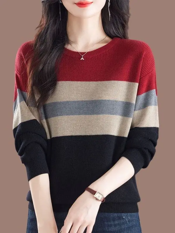 Гуанчжоу, тринадцать рядов, высокое качество, весна-осень, шерстяная трикотажная основа, длинный свитер в полоску с блузкой в полоску
Гуанчжоу, тринадцать рядов, высокое качество, весна-осень, шерстяная трикотажная основа, длинный свитер в полоску с блузкой в полоску