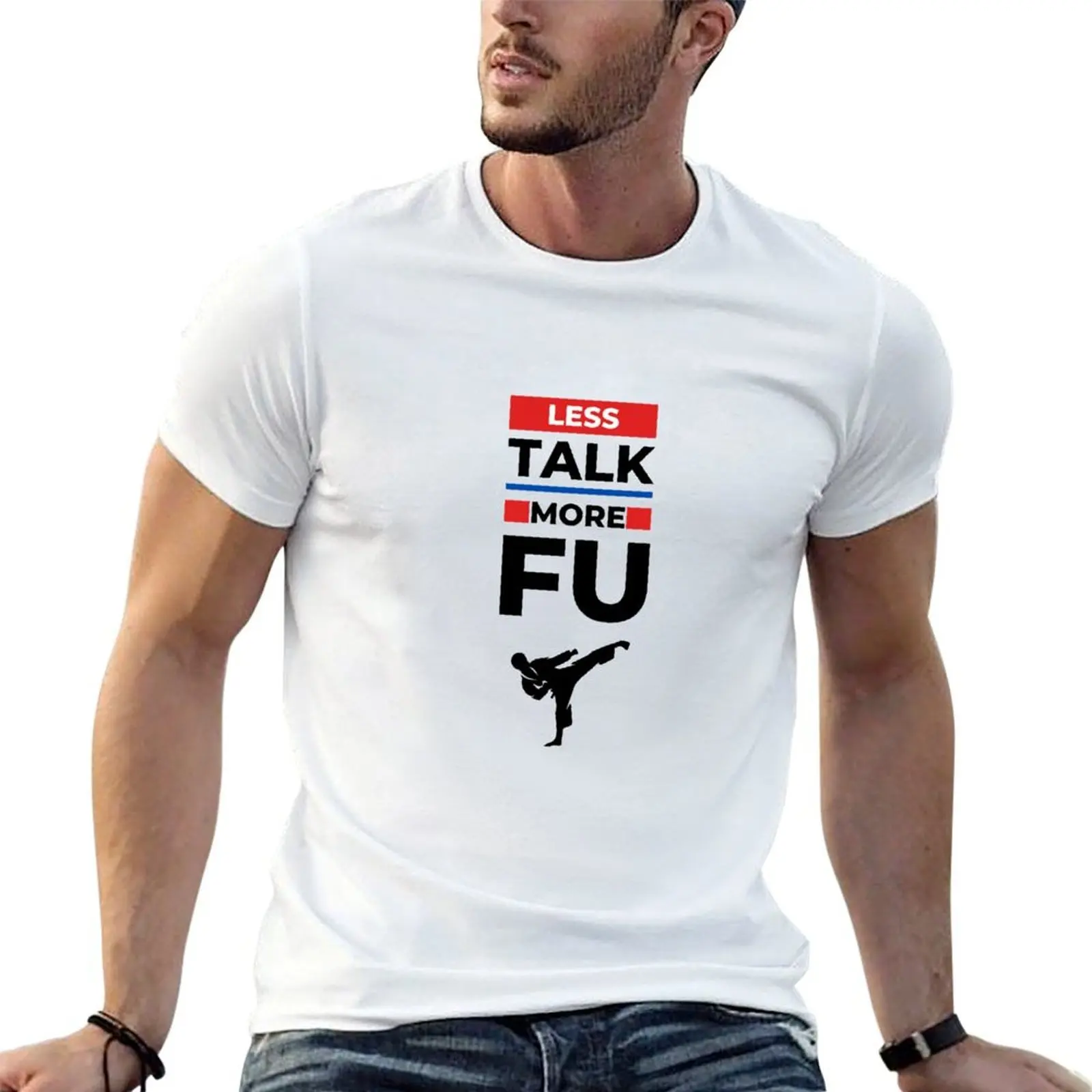 Kung Fu Training Quote Less Talk, More Action T-Shirt funny t shirts man t shirts for man slim fit T-Shirt
Kung Fu Training Quote Less Talk, More Action T-Shirt funny t shirts man t shirts for man slim fit T-Shirt