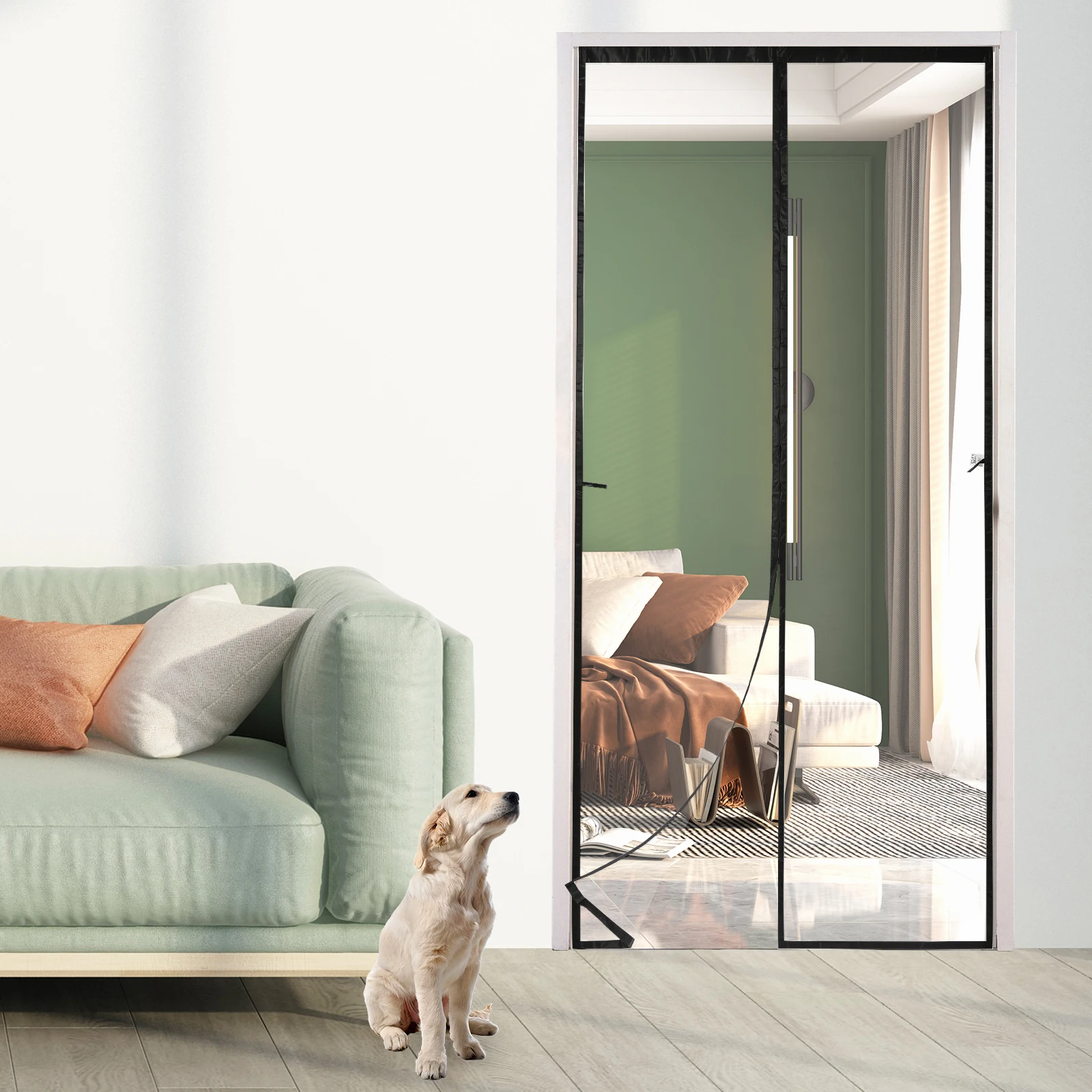 Black TPU Transparent Warm Windproof Curtain Door Screen Non Perforated Air Conditioning Door Film Magnetic Automatic Closing
Black TPU Transparent Warm Windproof Curtain Door Screen Non Perforated Air Conditioning Door Film Magnetic Automatic Closing