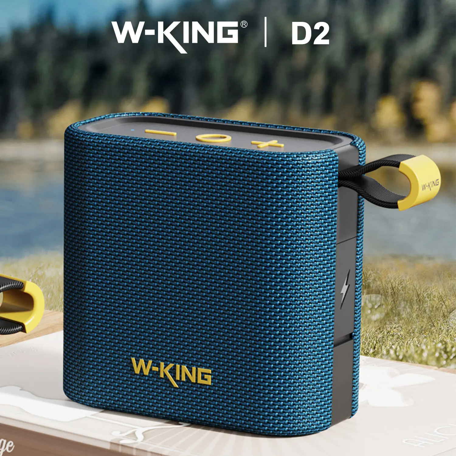 W-KING Blue Mini Bluetooth Speaker, 6W Bass, IPX7 Waterproof, 10H Playtime, TWS, FM, TF/AUX, Shower & Bike Use BT5.3 Speaker
W-KING Blue Mini Bluetooth Speaker, 6W Bass, IPX7 Waterproof, 10H Playtime, TWS, FM, TF/AUX, Shower & Bike Use BT5.3 Speaker