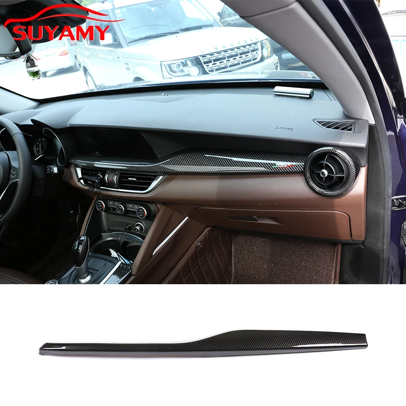 ABS Carbon Fiber Texture Central Control Dashboard Trim Frame Cover For 2017-2020 Alfa Romeo Stelvio Auto Interior Accessories
ABS Carbon Fiber Texture Central Control Dashboard Trim Frame Cover For 2017-2020 Alfa Romeo Stelvio Auto Interior Accessories
