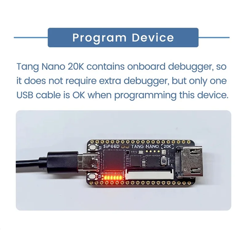 Новый! !Tang Nano 20K FPGA макетная плата RISCV Linux для ретро игрового плеера прочный простой в использовании
Новый! !Tang Nano 20K FPGA макетная плата RISCV Linux для ретро игрового плеера прочный простой в использовании