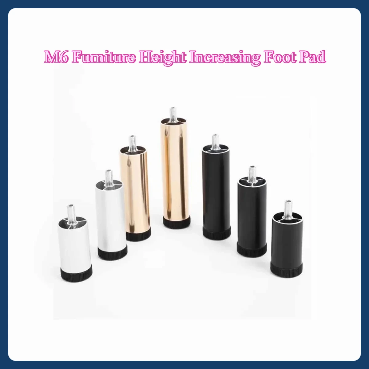 M6 Furniture Height Increasing Foot Pads Washing Machines Refrigerators Shock-Absorbing Adjustable Support Legs
M6 Furniture Height Increasing Foot Pads Washing Machines Refrigerators Shock-Absorbing Adjustable Support Legs