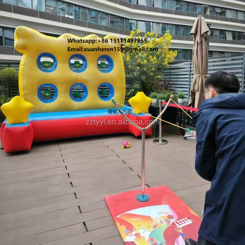 CE Certificate Supplier Customize for Sale Competition Entertainment Toys Suitable for Backyard Play Inflatable Slingshot Game
CE Certificate Supplier Customize for Sale Competition Entertainment Toys Suitable for Backyard Play Inflatable Slingshot Game