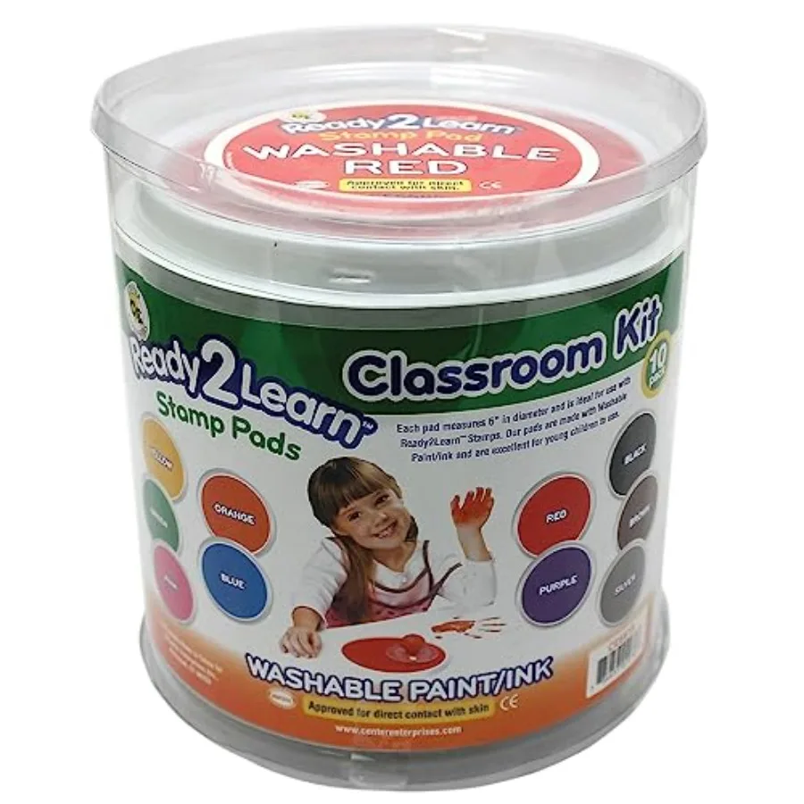 READY 2 LEARN-CE6615 Jumbo Circular Washable Pads - 10 count - Assorted colors
READY 2 LEARN-CE6615 Jumbo Circular Washable Pads - 10 count - Assorted colors