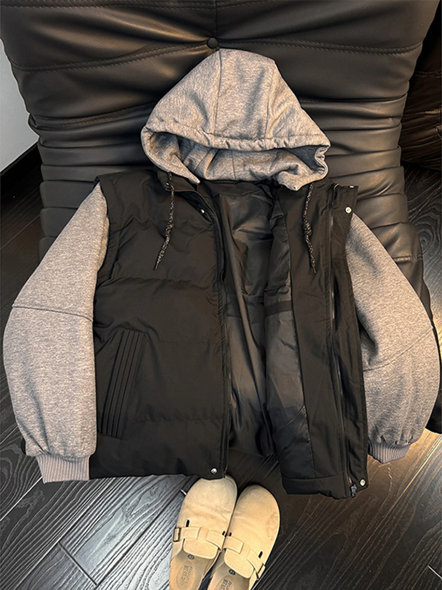 Мужская зимняя утепленная куртка Bla Detachable Down Cotton Jaet из хлопка премиум-класса, свободного кроя, с длинными рукавами
Мужская зимняя утепленная куртка Bla Detachable Down Cotton Jaet из хлопка премиум-класса, свободного кроя, с длинными рукавами