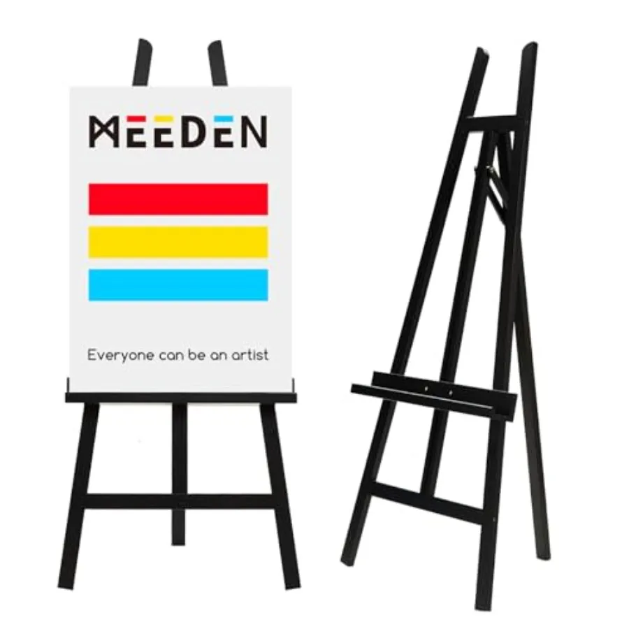 Display Easel Stand for Sign: Adjustable Wooden Stands for Painting - A Frame Art Easel for Canvas up to 60" for Artist Adults
Display Easel Stand for Sign: Adjustable Wooden Stands for Painting - A Frame Art Easel for Canvas up to 60" for Artist Adults