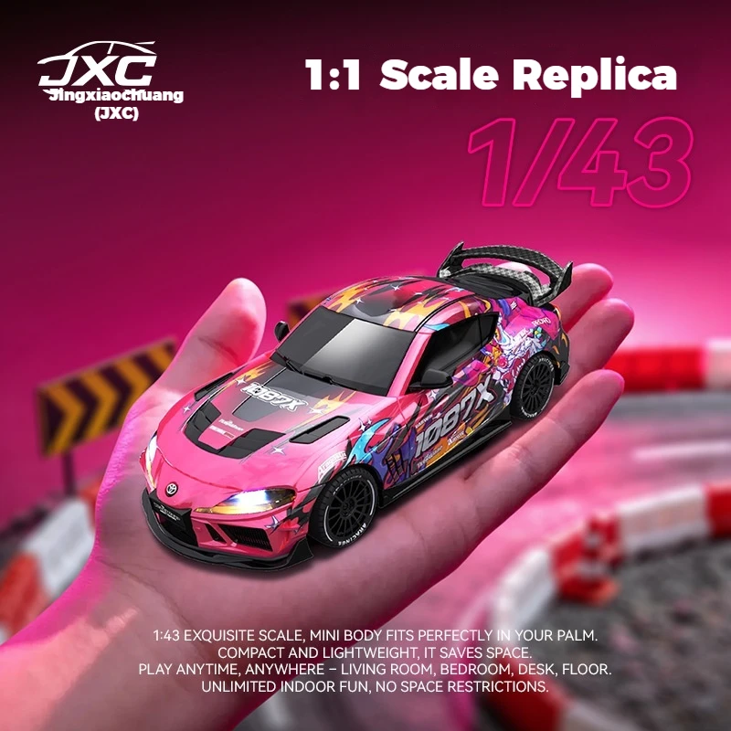 JXC Remote Control Drift Car RC 1 To 43 Full Proportion Four Wheel Drive Supra SP4301 Hobby Racing Vehicle For Track Drifting
JXC Remote Control Drift Car RC 1 To 43 Full Proportion Four Wheel Drive Supra SP4301 Hobby Racing Vehicle For Track Drifting