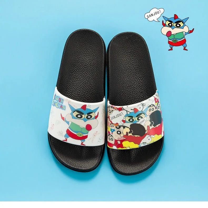 Cartoon men's slippers, cute women's summer outdoor wear, anti slip in the bathroom, plus size couple, crayon, little new
Cartoon men's slippers, cute women's summer outdoor wear, anti slip in the bathroom, plus size couple, crayon, little new