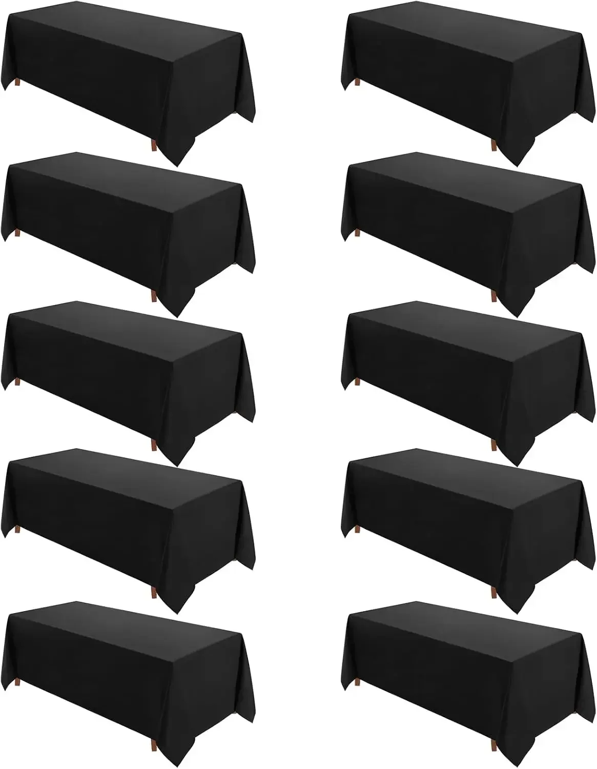 Table Cloth 10 Pack 90 * 156inch Rectangle Tablecloth Polyester, Stain Wrinkle Resistant Polyester Dining Table Cover for Kitche
Table Cloth 10 Pack 90 * 156inch Rectangle Tablecloth Polyester, Stain Wrinkle Resistant Polyester Dining Table Cover for Kitche
