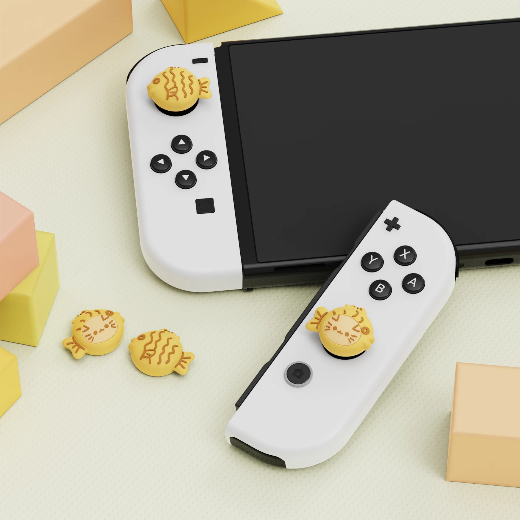 PlayVital Joystick Caps for Nintendo Switch & Switch Lite, Thumb Grips for Nintendo Switch OLED - Taiyaki Kitten
PlayVital Joystick Caps for Nintendo Switch & Switch Lite, Thumb Grips for Nintendo Switch OLED - Taiyaki Kitten