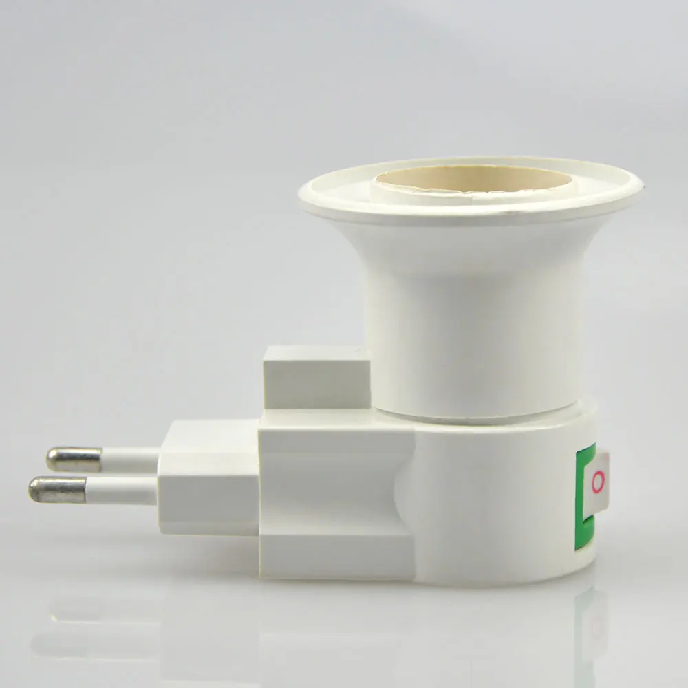 2PCS / Pack E27 Adapter EU Plug Lamp Holder Converter bocal lampada e27 bulb adapter adaptador e27 e 27 socket
2PCS / Pack E27 Adapter EU Plug Lamp Holder Converter bocal lampada e27 bulb adapter adaptador e27 e 27 socket