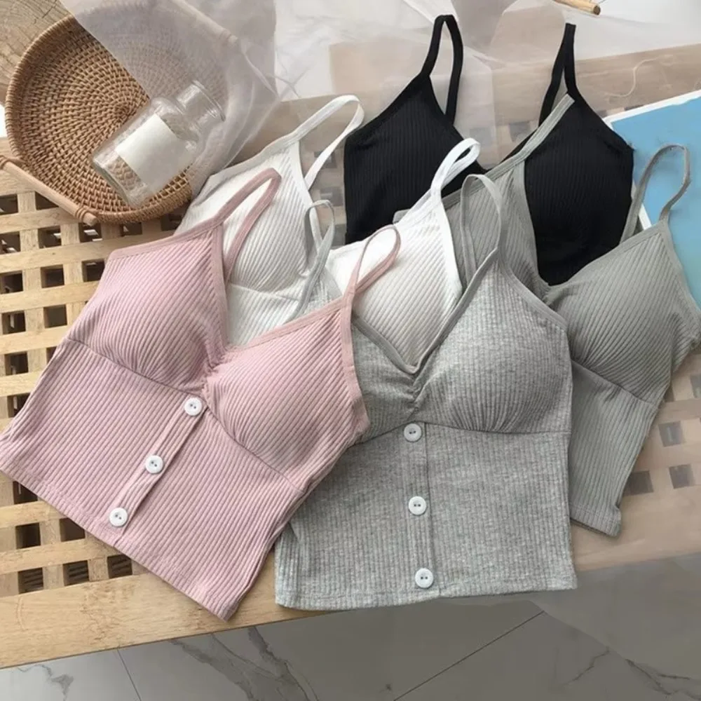 New Crop Top Women Knitted Tank Top Cotton Female Knitting Strap Vest Chest Wrap Underwear Camisoles
New Crop Top Women Knitted Tank Top Cotton Female Knitting Strap Vest Chest Wrap Underwear Camisoles