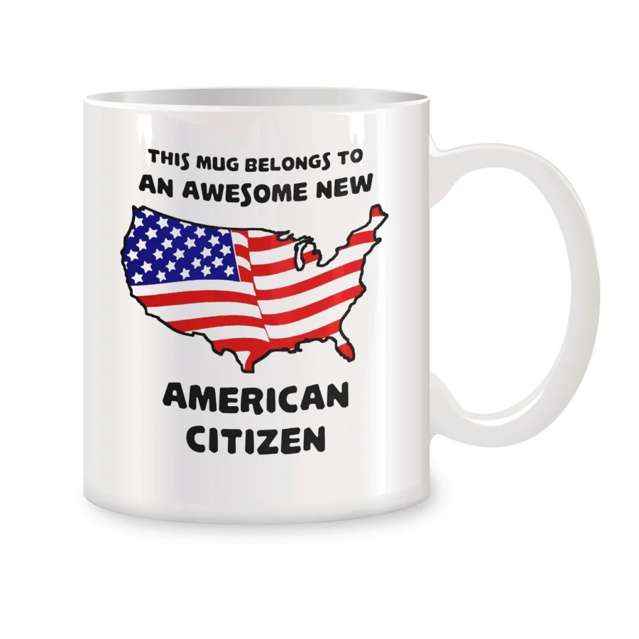 New American Citizen Mugs For US Citizenship Gifts for New Americans Birthday Gifts Novelty Coffee Ceramic Tea Cups White 11 oz
New American Citizen Mugs For US Citizenship Gifts for New Americans Birthday Gifts Novelty Coffee Ceramic Tea Cups White 11 oz