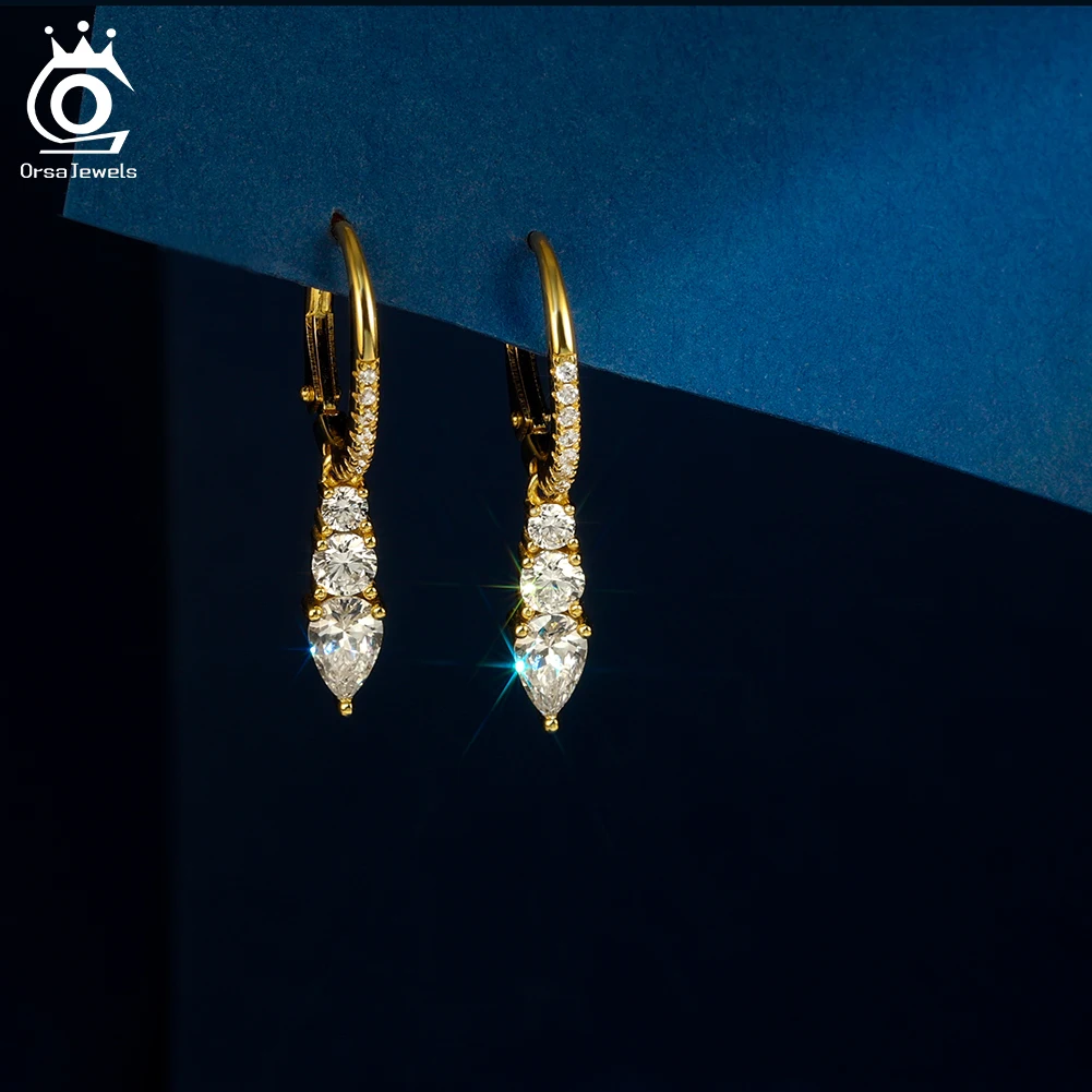 ORSA JEWELS S925 Silver White Zirconia Design CZ Drop Earrings Luxury Shiny Dangle Earrings Fine Jewelry Romantic Gift LZE60
ORSA JEWELS S925 Silver White Zirconia Design CZ Drop Earrings Luxury Shiny Dangle Earrings Fine Jewelry Romantic Gift LZE60