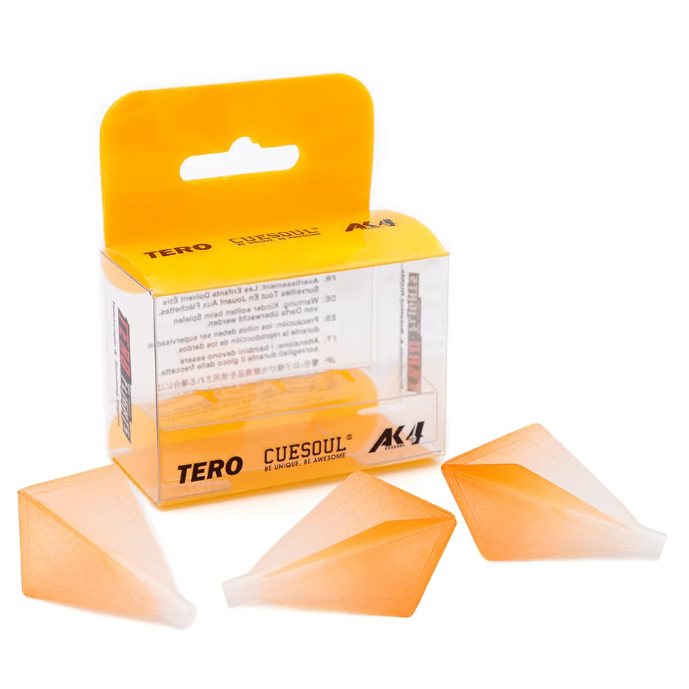 CUESOUL TERO AK4 Dart Flights градуированный цвет ромбовидной формы, набор из 3 шт.
CUESOUL TERO AK4 Dart Flights градуированный цвет ромбовидной формы, набор из 3 шт.