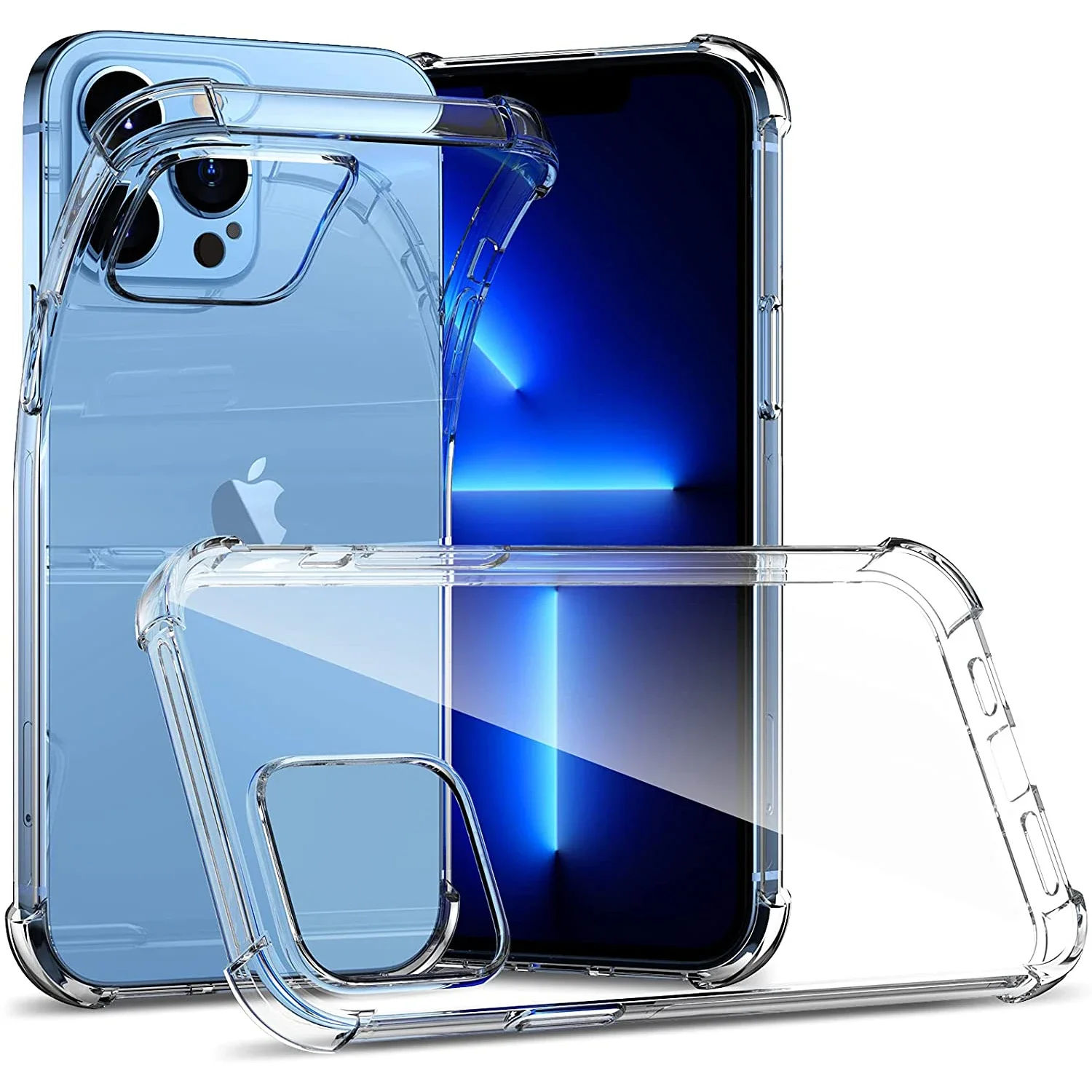 Rubber Slim Thin Flexible Clear TPU Shock-Absorbing Soft Silicone Case Cover for iPhone 13 12 11 Pro XR X XS Max 7 8 Plus SE
Rubber Slim Thin Flexible Clear TPU Shock-Absorbing Soft Silicone Case Cover for iPhone 13 12 11 Pro XR X XS Max 7 8 Plus SE