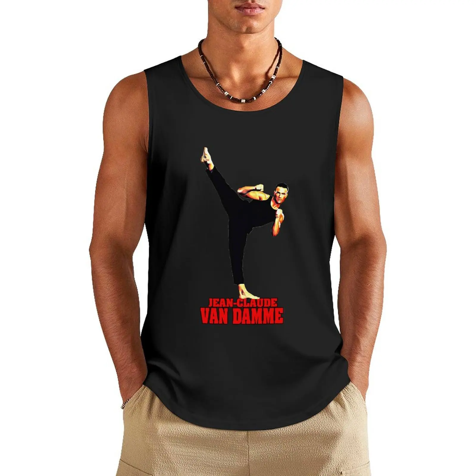 Van Damme karate Tank Top Men's sleeveless gym shirts sleeveless vests male top gym training accessories
Van Damme karate Tank Top Men's sleeveless gym shirts sleeveless vests male top gym training accessories