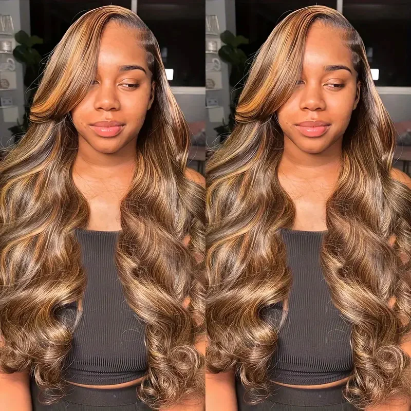30 32 Inch Highlight Ombre Body Wave Human Hair 13x4 Lace Front Wig 4/27 Colored 13x6 Lace Front Wig For Women
30 32 Inch Highlight Ombre Body Wave Human Hair 13x4 Lace Front Wig 4/27 Colored 13x6 Lace Front Wig For Women