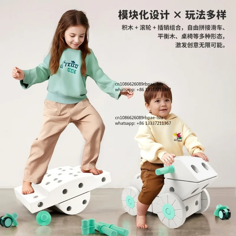 Modular toy EVA foam material Children's sensory integration training Kindergarten early education building block
Modular toy EVA foam material Children's sensory integration training Kindergarten early education building block