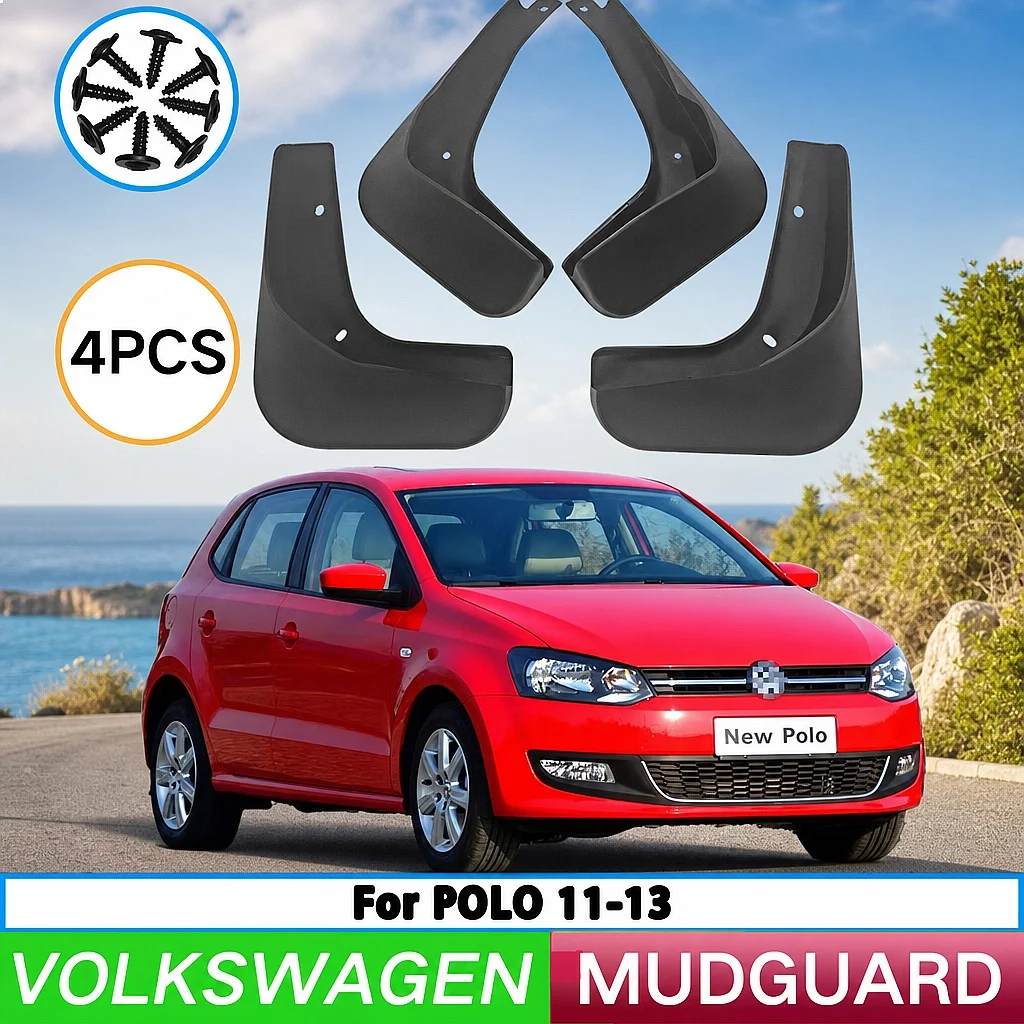 Suitable for VW Polo 11-13 Tire Fender Splash Guard Front Rear Wheel Mud Flaps 4pcs
Suitable for VW Polo 11-13 Tire Fender Splash Guard Front Rear Wheel Mud Flaps 4pcs