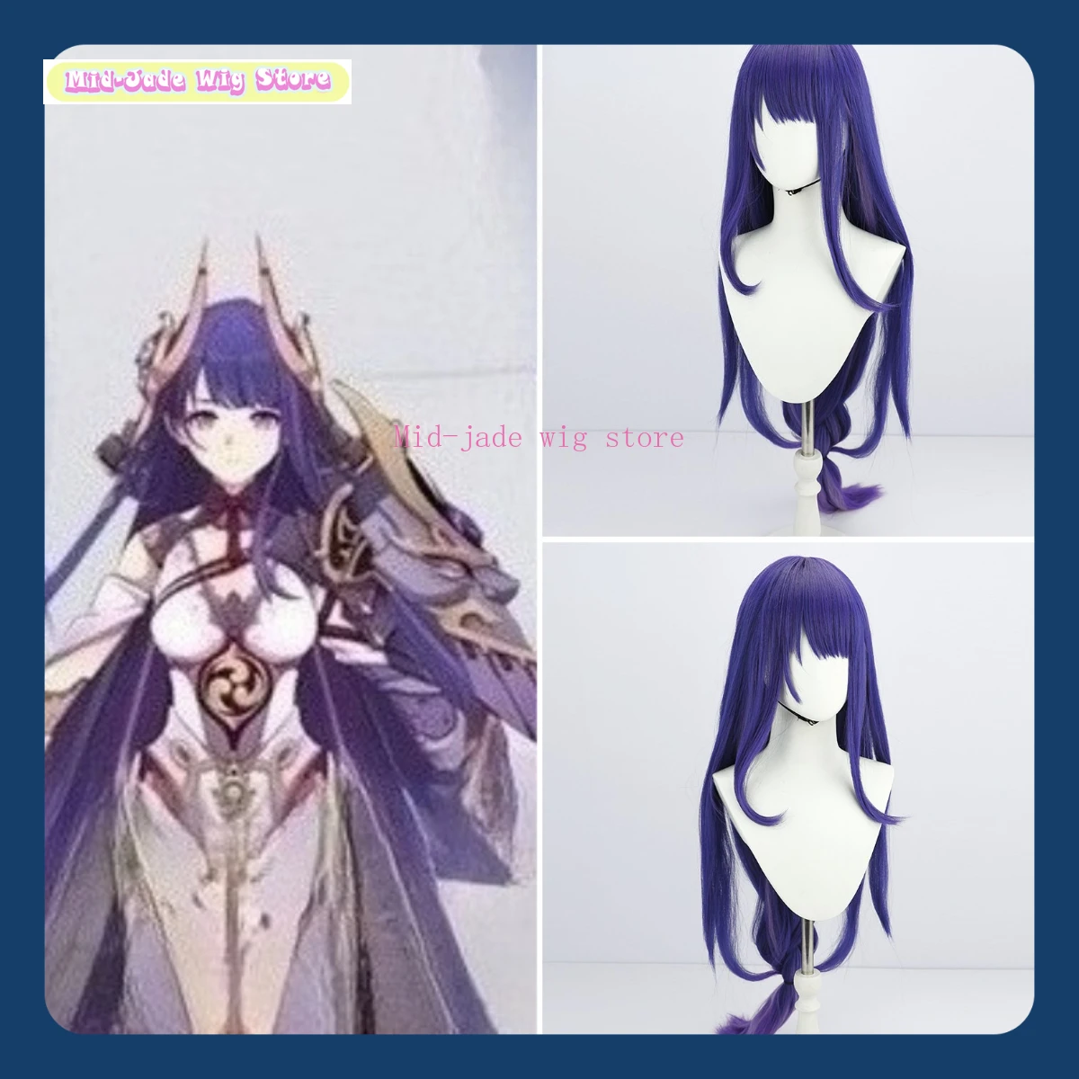 Genshin Impact Raiden Shogunate Role Playing Wig Halloween Game Character Party Performance Synthetic Long Hai
Genshin Impact Raiden Shogunate Role Playing Wig Halloween Game Character Party Performance Synthetic Long Hai