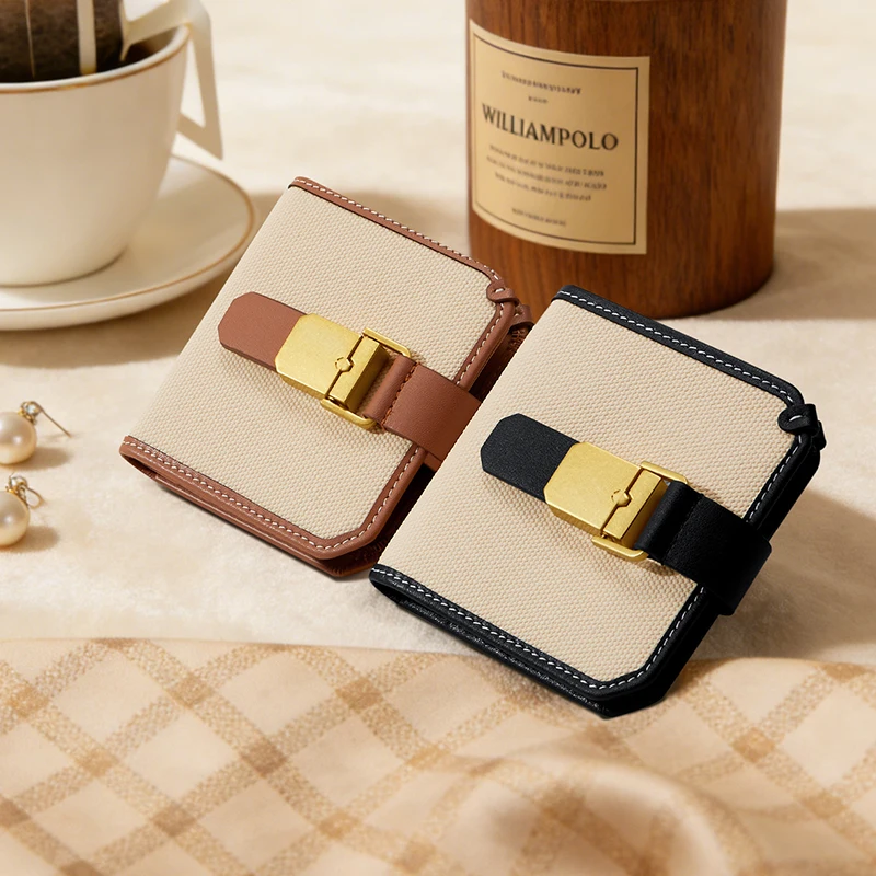 Leisure ladies' wallet, short and simple card bag, multifunctional and fashionable card holder
Leisure ladies' wallet, short and simple card bag, multifunctional and fashionable card holder