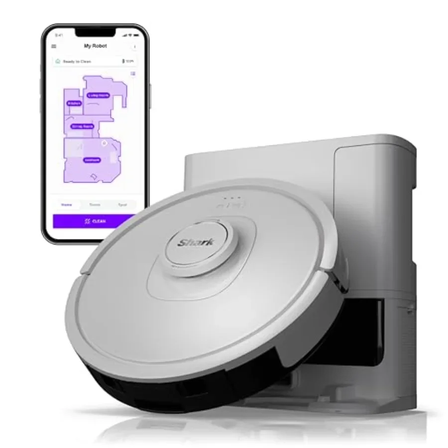 Robot vacuum for home mapping and multi-surface cleaning, bagless self-empty base with 60-day capacity, powerful suction and pe
Robot vacuum for home mapping and multi-surface cleaning, bagless self-empty base with 60-day capacity, powerful suction and pe