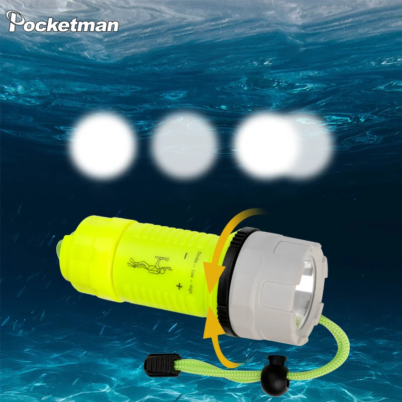 Scuba Diving Flashlight High Luemens LED Dive Light Waterproof Underwater Torch for Scuba Diving Night Snorkeling Emergency
Scuba Diving Flashlight High Luemens LED Dive Light Waterproof Underwater Torch for Scuba Diving Night Snorkeling Emergency