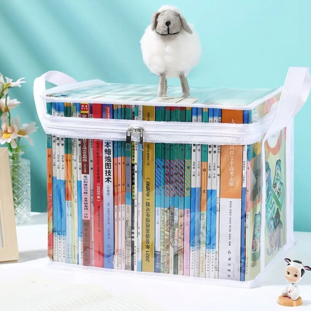 Oversize Book Storage Bag Handle Organizer Waterproof Storage Container Transparent Collection Collapsible Handbag Snacks
Oversize Book Storage Bag Handle Organizer Waterproof Storage Container Transparent Collection Collapsible Handbag Snacks