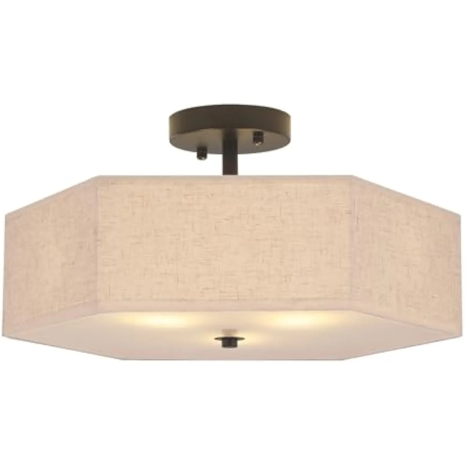 18 Semi Flush Mount Ceiling Light, 3-Light Black Close to Ceiling Light with Fabric Linen Shade, Modern Drum Chandelier for Bed
18 Semi Flush Mount Ceiling Light, 3-Light Black Close to Ceiling Light with Fabric Linen Shade, Modern Drum Chandelier for Bed