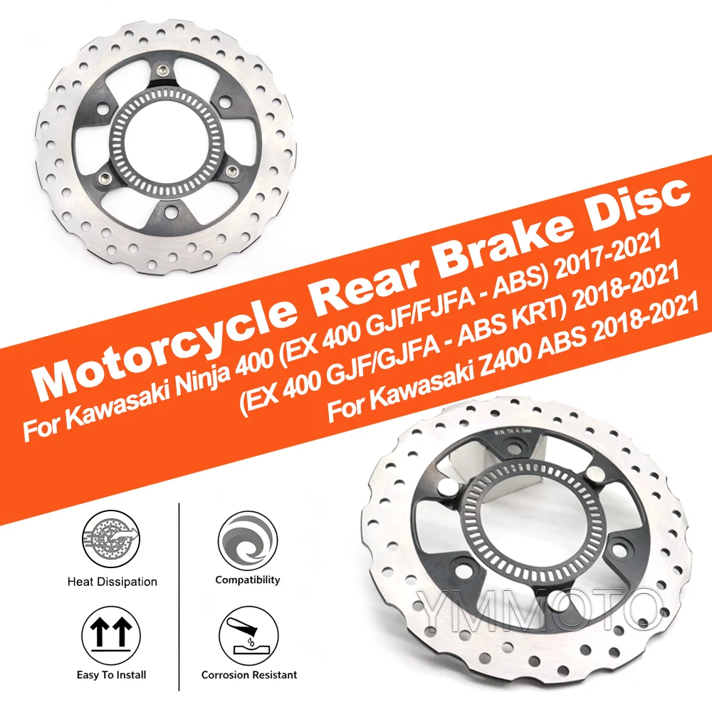 Motorcycle Rear Brake Disc Rotor For Kawasaki Ninja 400 EX 400 ABS 2017-2021 Z400 Ninja400 EX400 ABS KRT 2018-2021 Z 400
Motorcycle Rear Brake Disc Rotor For Kawasaki Ninja 400 EX 400 ABS 2017-2021 Z400 Ninja400 EX400 ABS KRT 2018-2021 Z 400