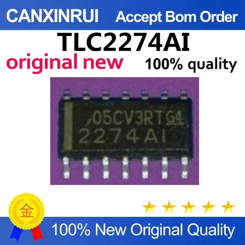 TLC2274AI brand new genuine, quality guaranteed.
TLC2274AI brand new genuine, quality guaranteed.